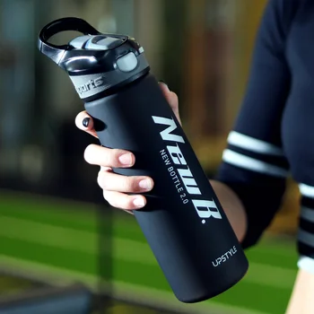

750/600ML Outdoor Travel Portable Drinkware Tritan Plastic Whey Protein Powder Sport Shaker Bottle For Water Bottles With Straw
