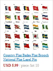 Флаг булавки значок с флагом страны брошь в виде флага Национальный флаг нагрудные булавки международные путешествия булавки коллекции 5 шт