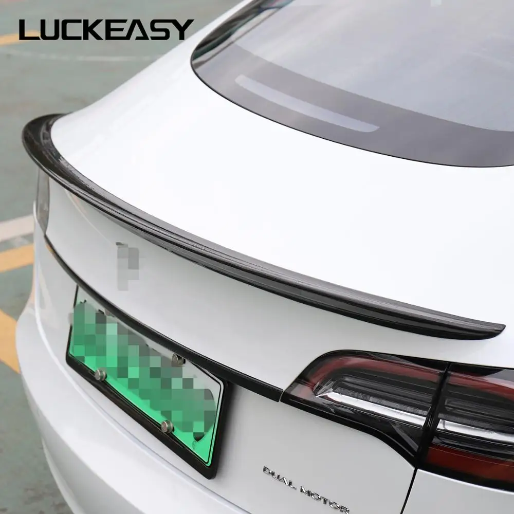 LUCKEASY автомобиль ABS Багажник крыло спойлер для Tesla модель 3- купе производительность спойлер багажника КРЫЛО