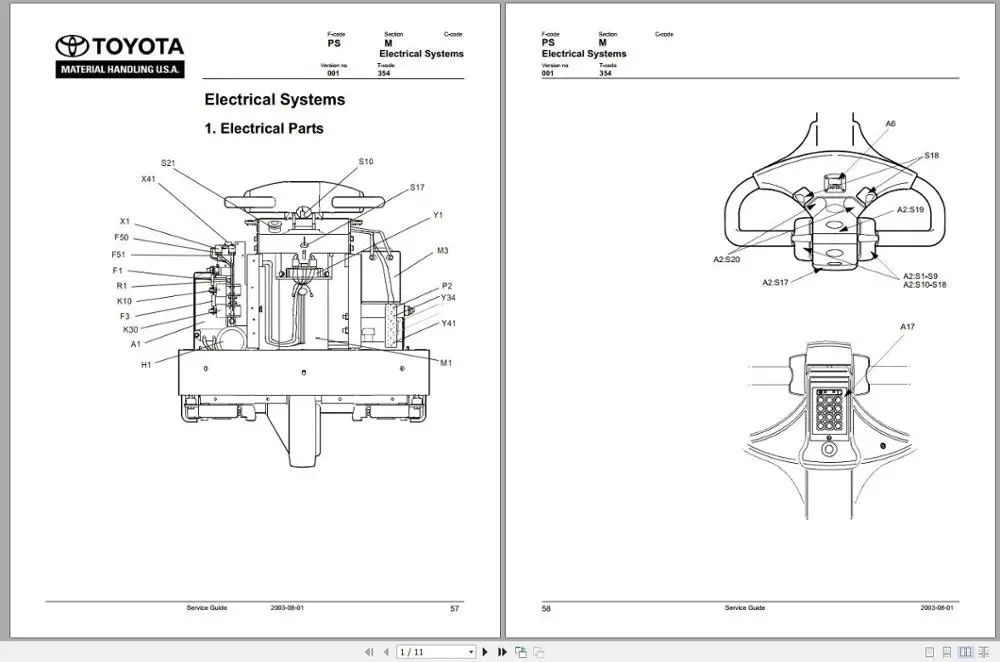 Для Toyota вилочный погрузчик 8 серий руководства по обслуживанию PDF 4 34 GB DVD|hino