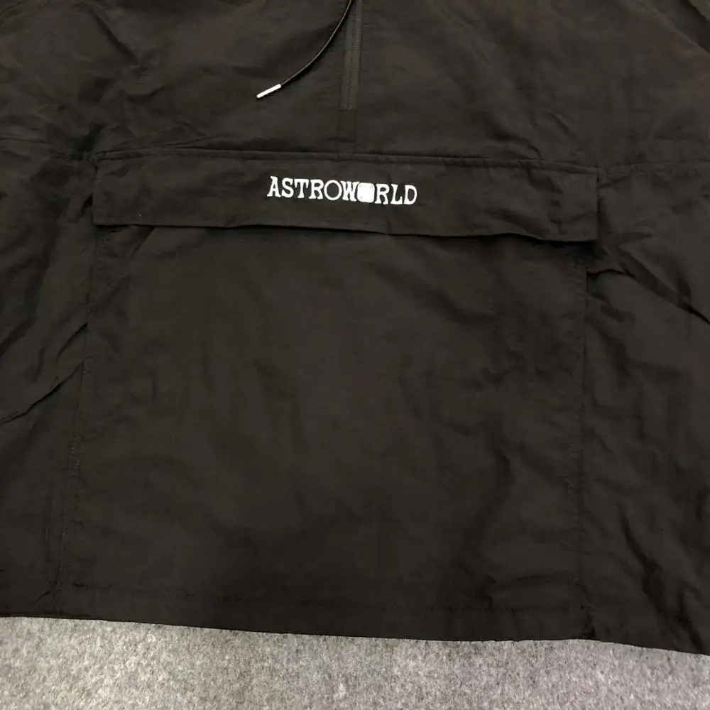 【Real Picture】AstroWorld куртки Новая мужская и женская куртка с изображением Трэвиса Скотта Повседневная Верхняя одежда астромир пальто черный/красный джеймс