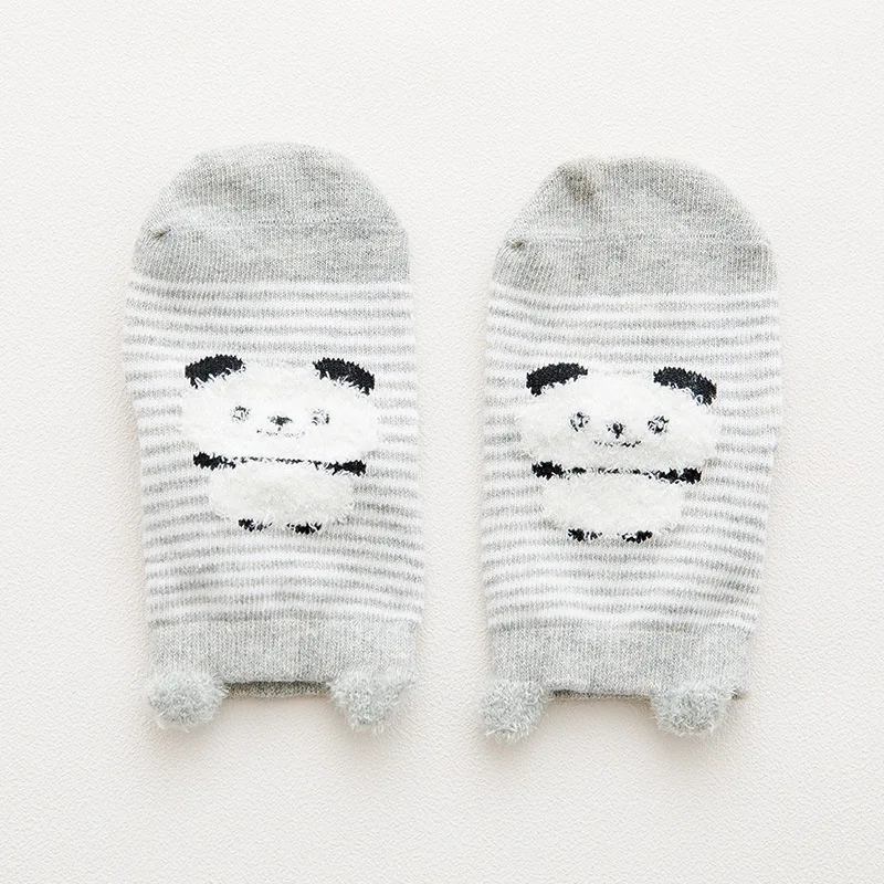 AiKway/детские носки-тапочки для малышей, детские Нескользящие носки, хлопковые носки, носки для новорожденных мальчиков и девочек, детские аксессуары