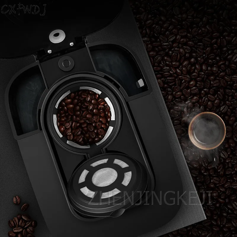 PE3200 Automatic American Coffee Machine Home Grinding Machine Coffee Machine Bean Powder Dual-use Small Coffee Machine 4