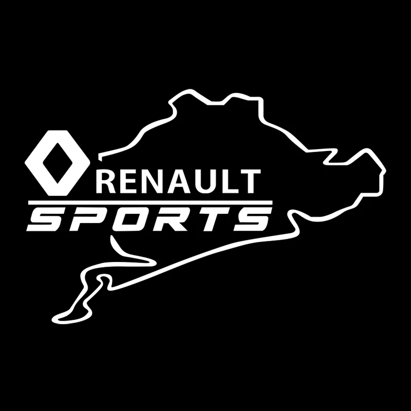 White Автомобильный-Стайлинг 1 шт. крышки топливного бака автомобиля lahua Sport наклейка для renault duster megane 2 logan clio laguna 2 scenic sandero - Название цвета: White