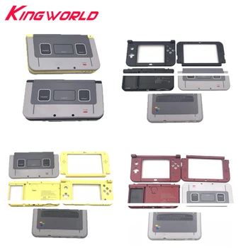 

Full Cover Case Housing Shell Upper Down Bottom Middle Front Frame Kits Replacement For New 3DS XL LL For SFC SNES Game Console