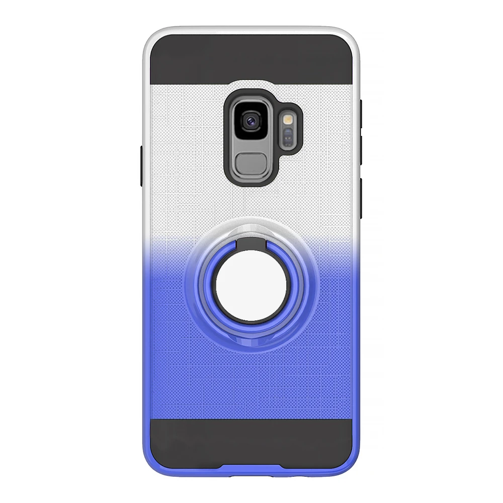 D Модные градиентные цветные Чехлы для samsung Galaxy S9 A70 M30 A20E A90 M20 Ультратонкий Мягкий ТПУ+ Жесткий ПК Защитный чехол для телефона - Цвет: D