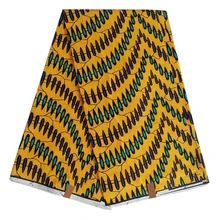 Miss L Последние Стиль Анкара ткань Африканский настоящий воск печати хлопок 6 ярдов/шт HL19S111657