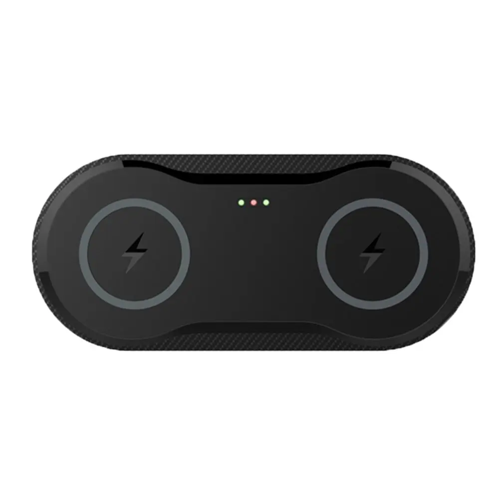 Double Seat QI Wireless Charger Fast Charging Pad 2 in 1 Desktop Charger For iPhone X XS MAX 8 plus For Samsung S10 S9 S8