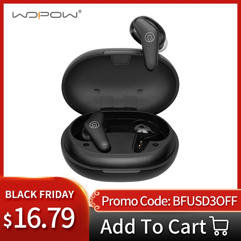 WOPOW MAX05 TWS Earbuds Wireless Bluetooth Headset
