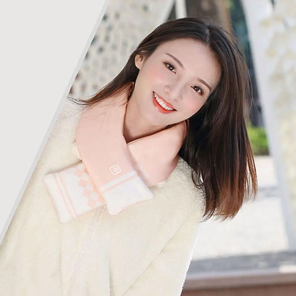 Winter Women Shoulder Neck Neckerchief Smart Heating Scarf