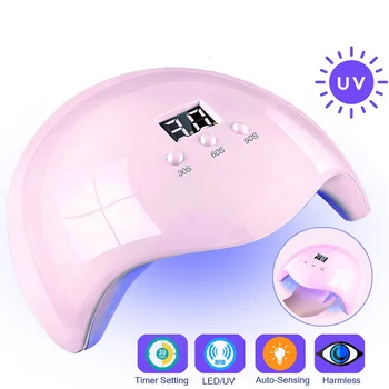 

USB LED UV Nail Lamp Nail Dryer Gel Light Manicure Polish Dryer Nail Phototherapy Machine Pink Tool