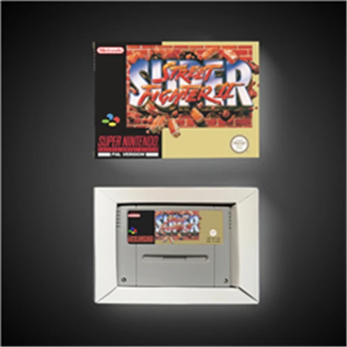 

Super Street Game Fighter II - EUR Version Action Game Card with Retail Box