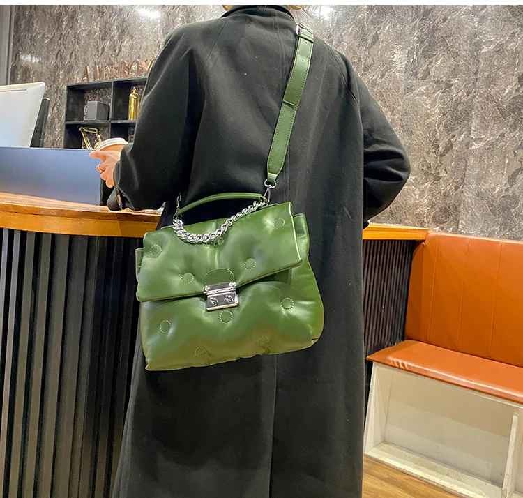 с доставкой 2021Winter Retro Women's Shoulder padded quilted Bag luxury designer handbag Shopper Bags Space Pad Cotton Female с доставкой 2021Winter Retro Women's Shoulder padded quilted Bag luxury designer handbag Shopper Bags Space Pad Cotton Female