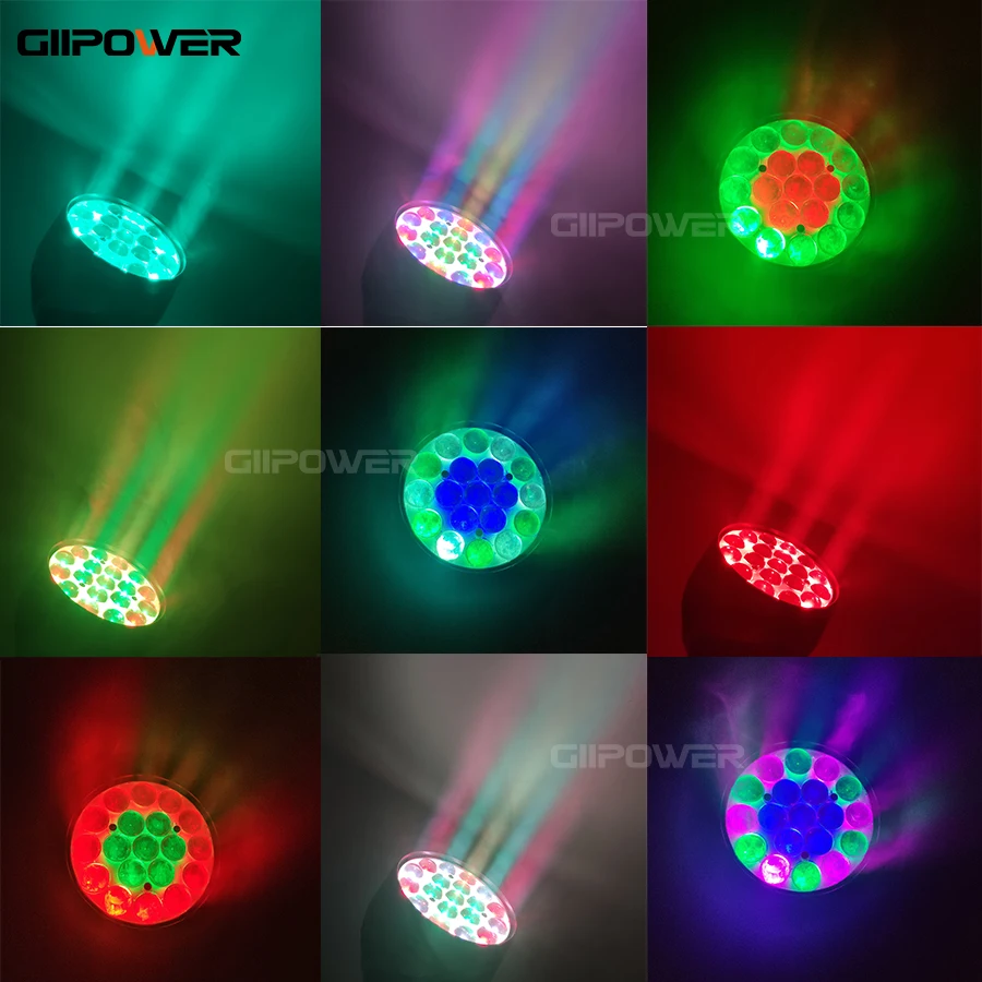 2pcs Wash Lyre 19X15W Zoom Wash Moving head light Lyre Wash 19x15w Zoom CTO Mac Aura Moving Head Wash Light Dmx flightcase 5