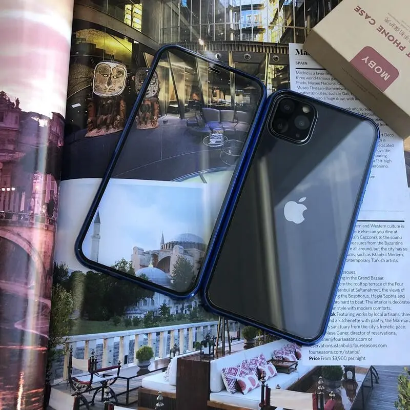 New Upgraded - Front + Back 360 Protection iPhone cover, Luxurious look to your iPhone photo review