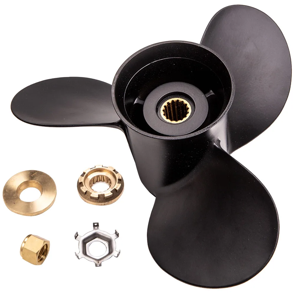 Outboard Propeller 13X19 Pitch Fit for Mercury Prop 40 140HP 48