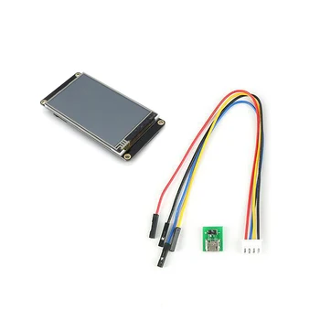 

MP4 Players Nextion Enhanced NX4024K032 -3.2'' TFT 240 x 400 HMI USART LCD Touch Display Panel US P2