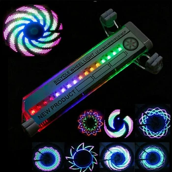 

2pcs/Lot Waterproof LED Wheel Lights 32LEDs Color Lamp Motorcycle Cycling Bicycle Spoke Light Bicycle LED Light Wheel Lights