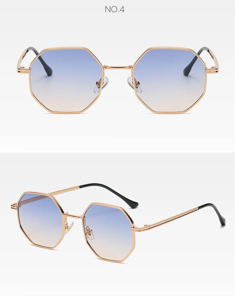 Polygon Metal Sunglasses Vintage Frame For Women Sunglasses Men Luxury Brand Design Sun Glasses Women Mirror Gafas De Sol Uv400 coach sunglasses