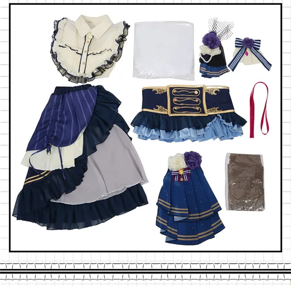 BanG Dream! Платье для девочек Roselia Minato Yukina, высокое качество, Новая женская одежда для косплея
