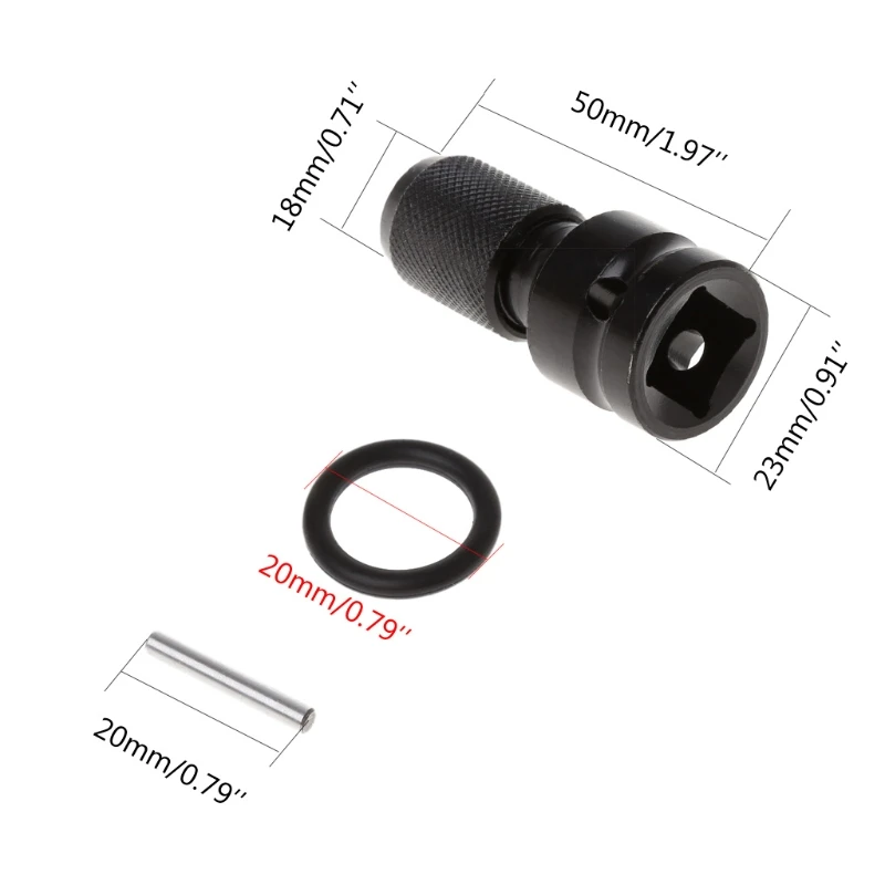 2020 Новый 1/2 &quotпривод на 1/4&quot шестигранный хвостовик конвертер Быстросъемный