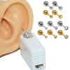 Clou d'oreille en acier inoxydable 316l, 1 pièce, clou de Piercing stérile jetable avec boucles à billes sûres, pistolet de Piercing, bijoux ► Photo 2/6