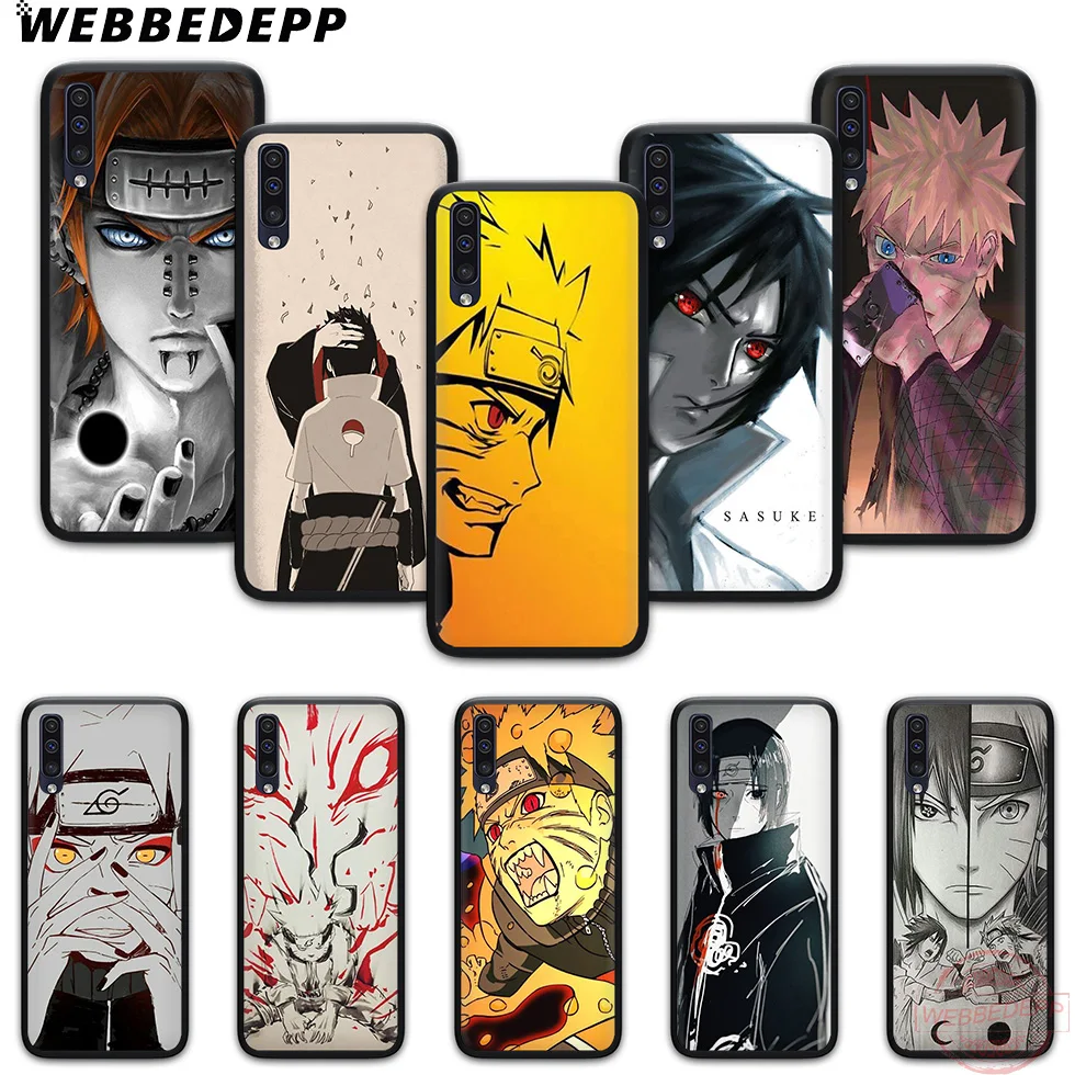 WEBBEDEPP мультфильм рисунок героя аниме Наруто мягкий чехол для телефона с