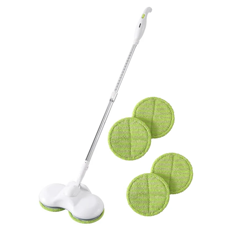 Steam Cleaner Parts Steam Mop Microfiber Cloth 10 Pcs Replacement Pad for Cordless Electric Rotary Mop Sweeper Wireless Electric Rotary Mop Replacement Scrubber Pad