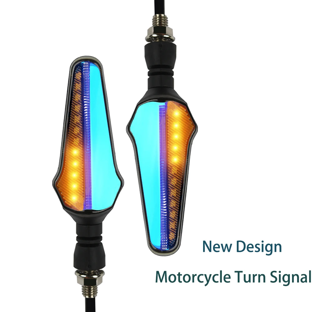 12 В мотоциклетные поворотные сигнальные тормозные лампы DRL световой индикатор гоночные струящиеся указатели поворота янтарные светодиодный поворотник мерцающие огни аксессуары