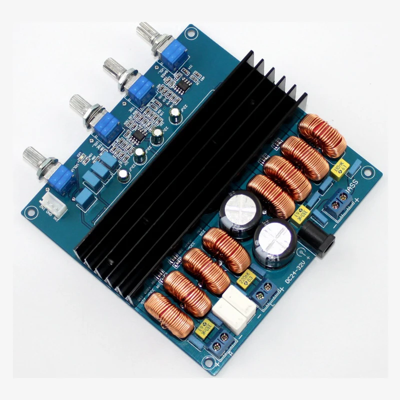 2*100W+200W TDA7498 power stereo subwoofer amplifier board audio 2.1 Class D Hifi TL072