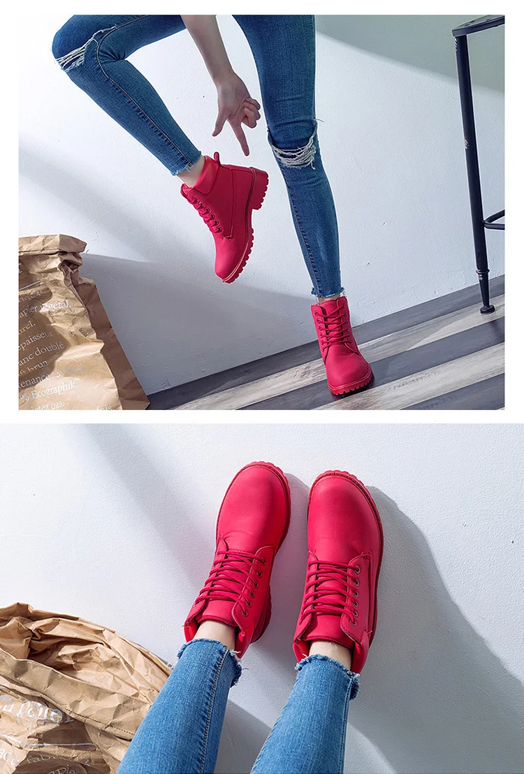 Новые женские ботинки; камуфляжные ботильоны для женщин; плюшевые теплые зимние ботинки; женские зимние ботинки; женская обувь; Большой размер 42