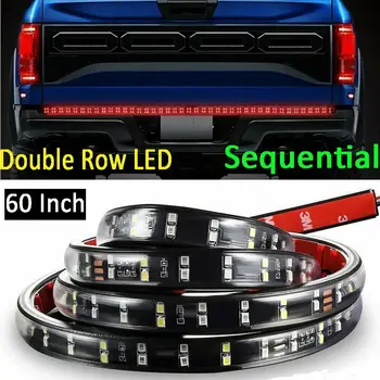 

60" LED lights IP68 180 LED Strip Sequential Turn Signal Tailgate Light