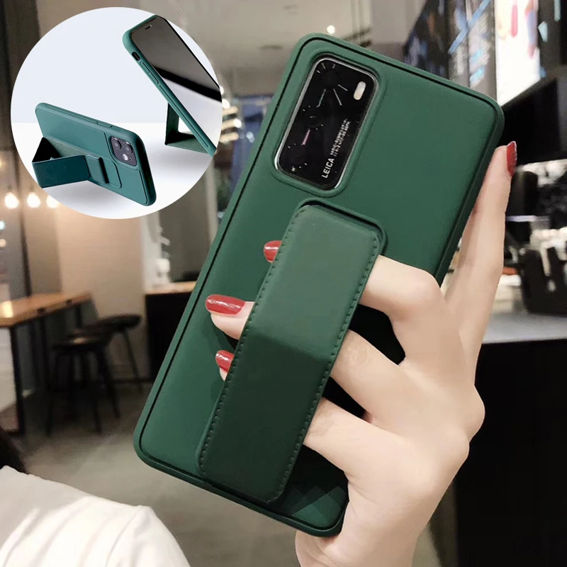 

Luxury Wrist Strap Case For Samsung Galaxy Note 20 Ultra S20 S10 S9 Plus Note20 Ultra 8 9 S10E Note9 Stand Holder Magnetic Cover