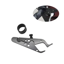 Не требуется никаких инструментов Универсальные мотоциклы головка помощь часть дроссельной заслонки зажим алюминиевый резиновый круиз дроссельной заслонки контроль блокировки ручные ручки