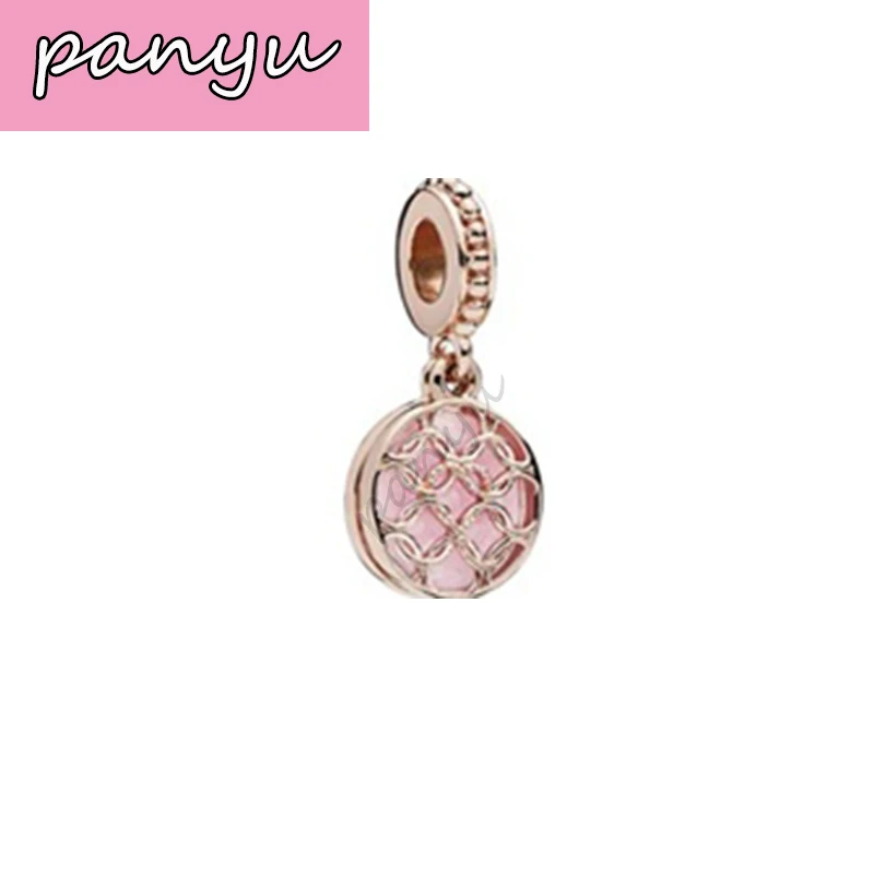 Pandoras Подвески Серебро 925 розовое золото в форме сердца ювелирные изделия для Pandoras браслет и браслет бусины Подвески Украшения