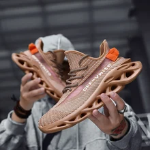 Для мужчин; летние дышащие тонкие обувь blade Для Мужчин's Терракотовая Для Мужчин's кроссовки кокосовое универсальная обувь