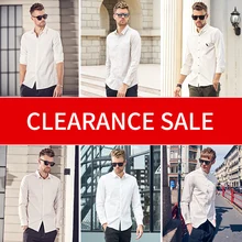 Enjeolon, бренд, Осенние хлопковые рубашки для мужчин, черные однотонные рубашки для мужчин, 3XL, блузка с длинным рукавом, рубашки для мужчин, CX2519-1