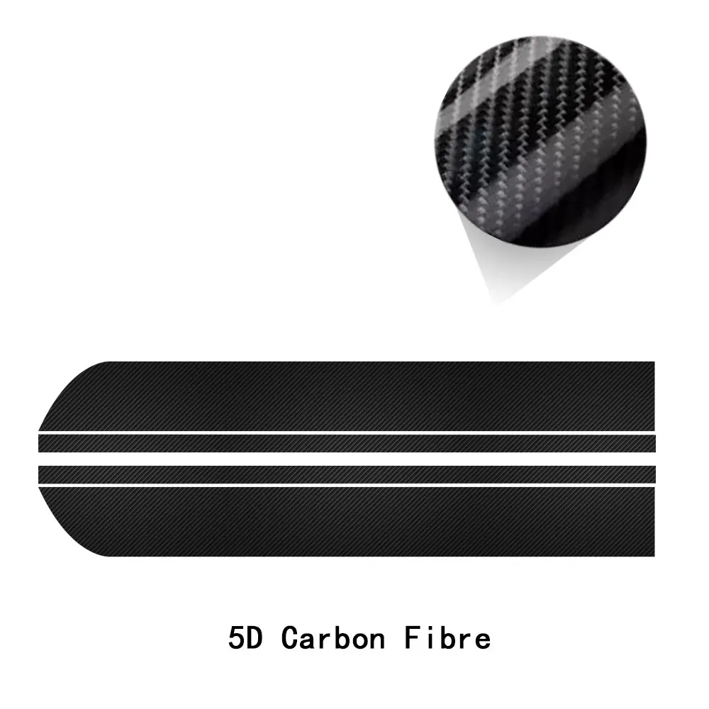 5D carbon vinyl 2 предмета наклейка на капот двигателя крышка капота полоса Стикеры для MINI Cooper Contryman R60 F60 Clubman R55 F55 R56 F56 R58 R59 F54 R53 - Название цвета: 5D carbon vinyl