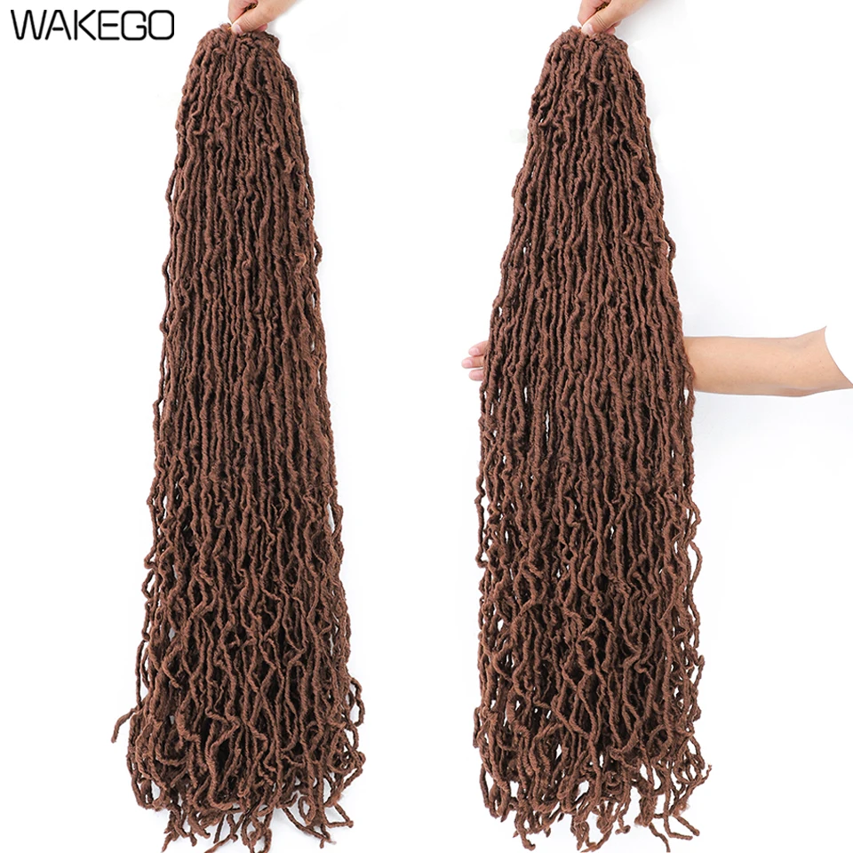20 Zoll Synthetische Dreadlock Extensions Mit Lockigen Enden