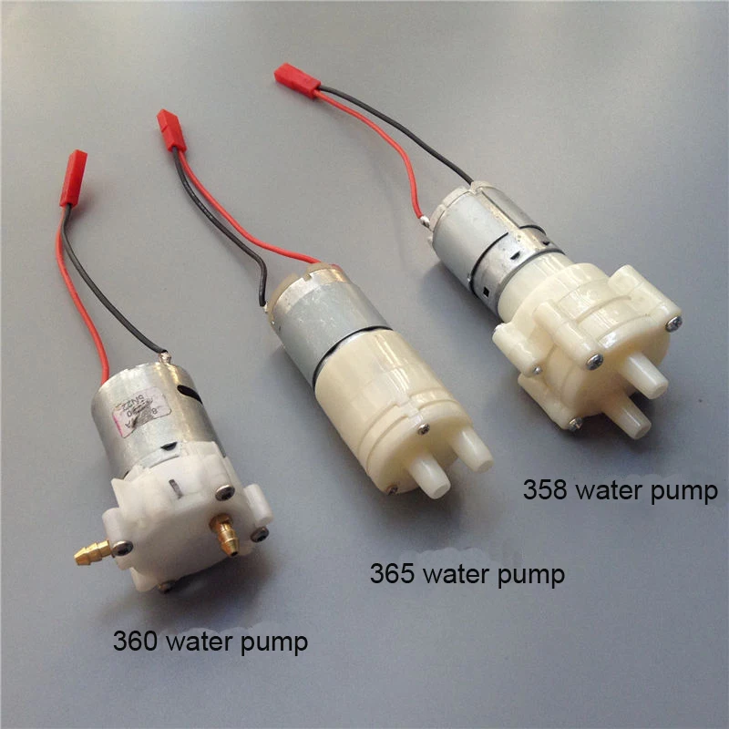 5V-12V 1.5-2L/Min R385 Water Pump Motor ESC Water Cooling DC Pumps for RC Boat 
