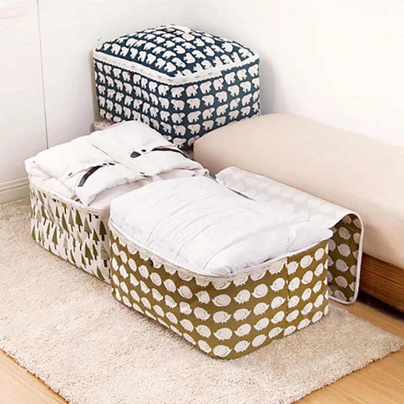 Сумки для хранения, органайзер для одежды, прочная сумка для хранения, одеяло, одеяло, носок, контейнер для вещей, переносное постельное белье, аккуратный Чехол, складной