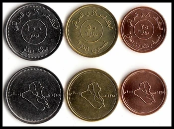 

Iraq 3 Pieces Set Coins Asia New Original Coin Unc Collectible Edition Real Rare Commemorative Random Year