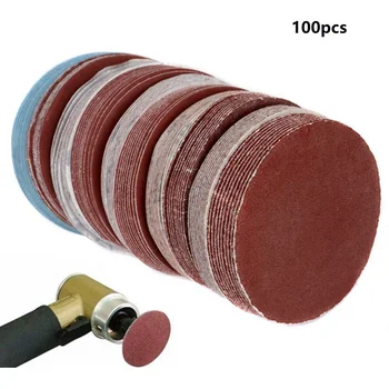 

100pcs Polished Disc Polishing Pad Round Sandpaper 80 100 180 240 600 800 1000 1200 2000 3000 Sanding Tools
