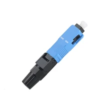 100 adet SC Fiber optik hızlı tek modlu conecteur rapide fiber SC upc 100 bağlayıcı apc gömülü soğuk bağlayıcı sc/upc