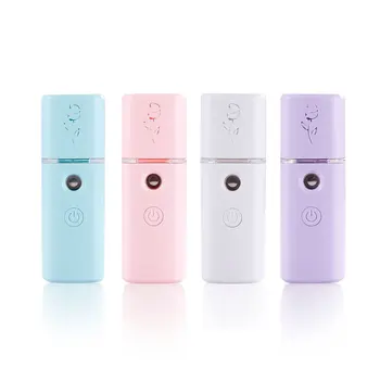 

Mini Nano Spray Instrument Moisture Meter Handheld Cold Spray Steaming Face Humidifier Moisturizing Beauty Instrument