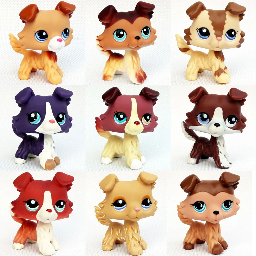 LPS chat Original animalerie jouets collie dogs #1262 #1542 #1194 filles cadeaux d'anniversaire vieux animaux originaux figures