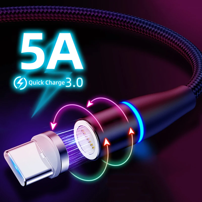 Магнитное зарядное устройство USB Type C для Huawei P30 P20 Pro Mate 20 магнитный шнур быстрой