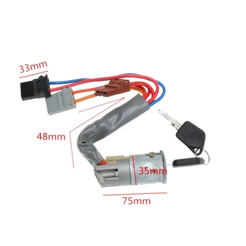 

Car 6 Pin Ignition Starter Switch Lock with 2 Keys for Peugeot 1993-2002 306 Hatchback /Coupe /Estate /Saloon 416299