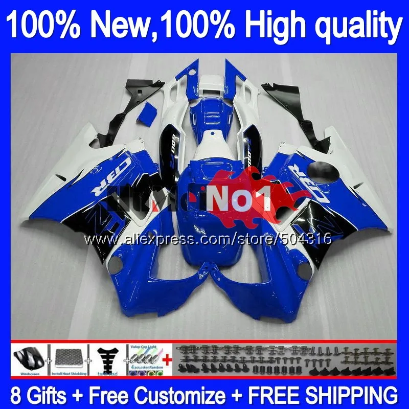 Майка для HONDA CBR600FS CBR600 F3 FS 1995 1996 тела 2MC. 174 CBR 600CC 600F3 600 F3 CC для детей ростом 95-96 CBR600F3 95 96 обтекатель белого и синего цвета
