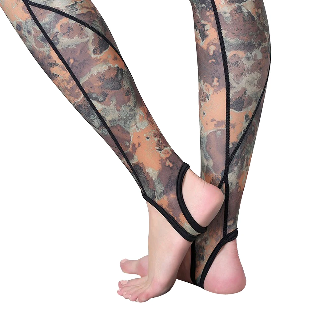 Nylon Camouflage Rashguard Full Body Diving Surfing Swimwear Wetsuits
